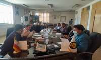 برگزاری جلسه وصول مطالبات در مدیریت توزیع برق شهرستان نورآباد